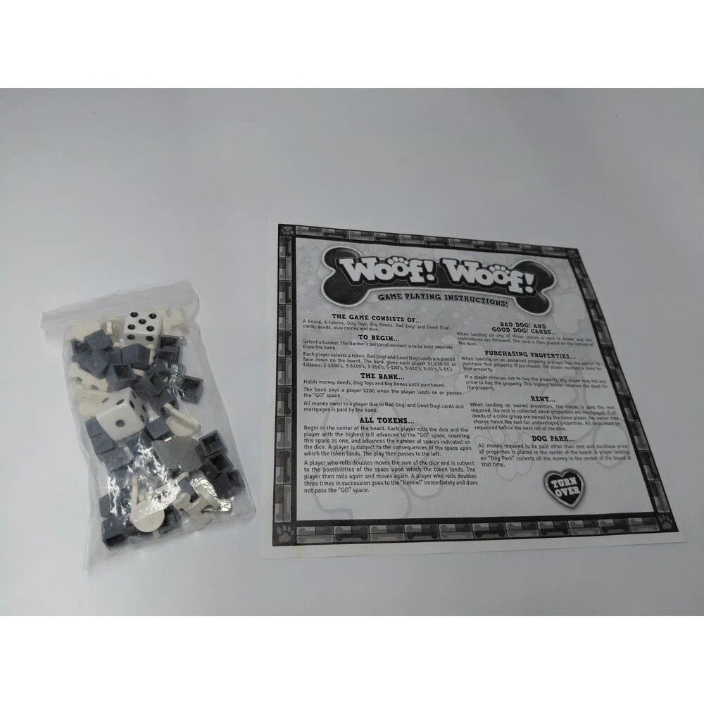 Pugopoly Monopoly Pug Dog Board Game Late for the Sky Complete